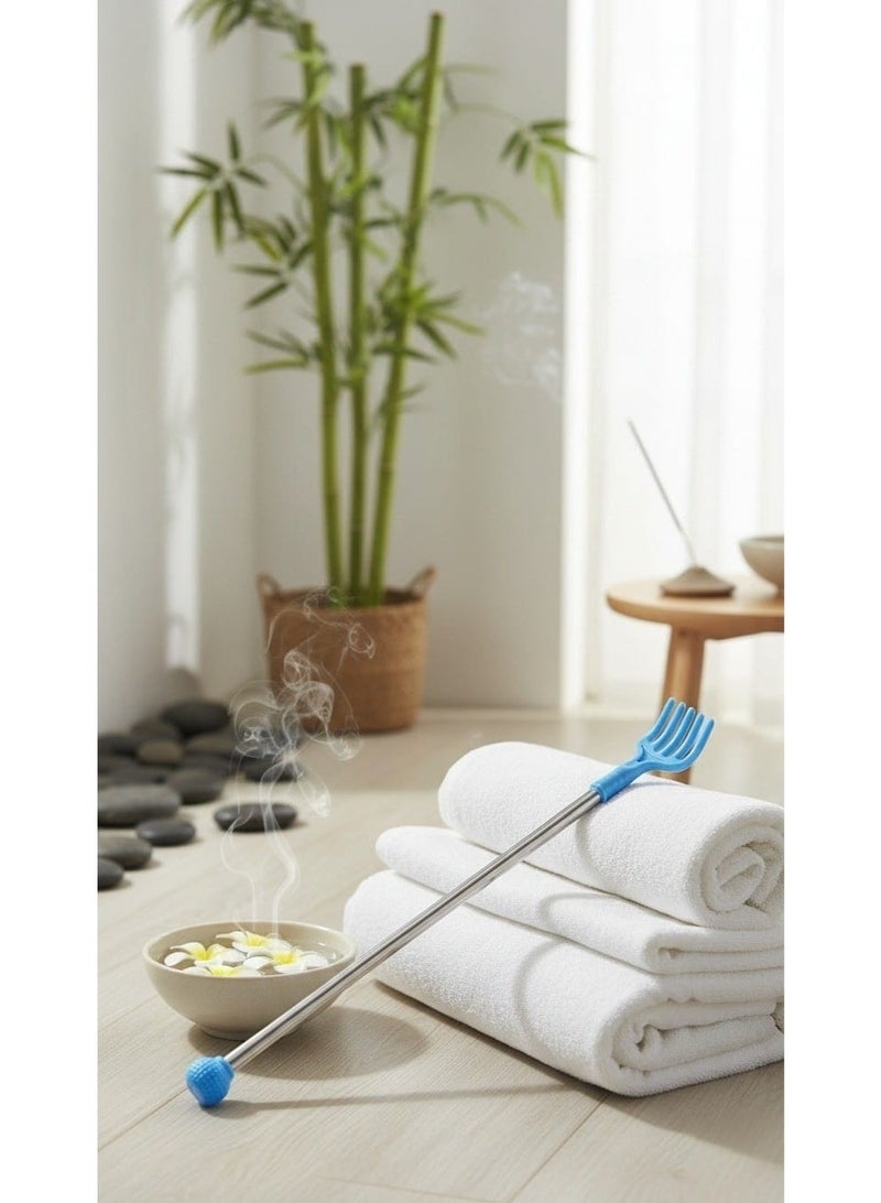 Back Scratcher Stick, Back Scratching Tool, Back Scratcher, Back Scratching Tool, Back Scratcher, Stick for Back Itching, Back Massage, Back Scratching Tool, Back Scratcher, Back Scratcher, Tool for Reaching the Back, Scratching Tool, Tool for the Back and Neck, Neck and Shoulder Scratching, Back Scratching Claw, Back Scratching - Blue Color. - Image 3